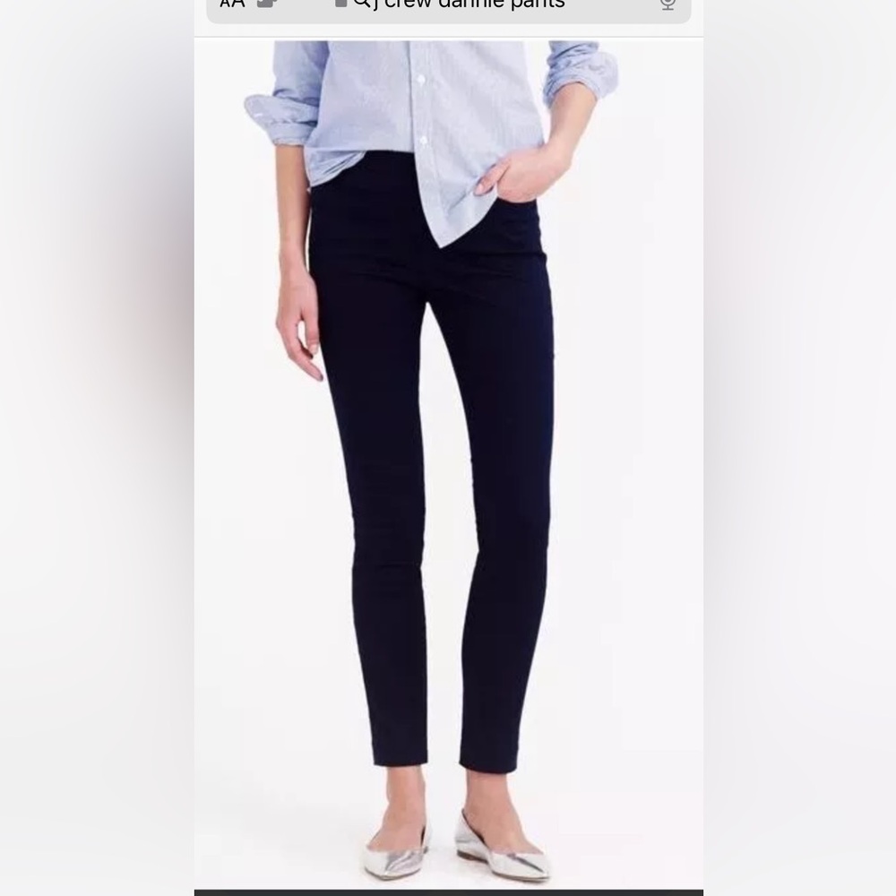 EUC j. Crew Dannie pants size 12 navy